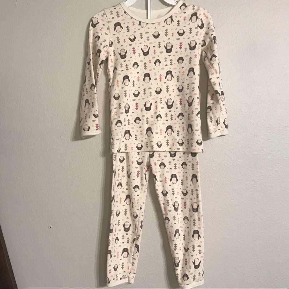 Toddler Girls Penguin Pajamas